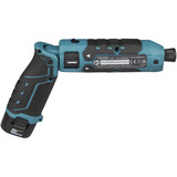Makita Atornillador de impacto inalámbrico TD023DSE, 7,2 Voltios, Tornillo de percusión azul/Negro
