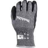 Makita Guantes de trabajo, talla L (9), resistencia al corte F/7 negro/Gris