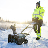 Makita Sopladora de nieve a batería SN001GZ, 40 Voltios, Soplador de nieve verde/Negro