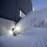 Makita Sopladora de nieve a batería SN001GZ, 40 Voltios, Soplador de nieve verde/Negro