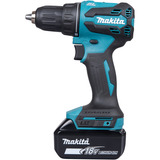 Makita Taladro atornillador a batería DDF490Z, 18 Voltios, Taladro/destornillador azul/Negro