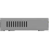 Netgear MS105-100EUS switch No administrado 2.5G Ethernet (100/1000/2500) Energía sobre Ethernet (PoE) 1U, Interruptor/Conmutador gris, No administrado, 2.5G Ethernet (100/1000/2500), Energía sobre Ethernet (PoE), Montaje en rack, 1U