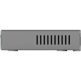 Netgear MS105-100EUS switch No administrado 2.5G Ethernet (100/1000/2500) Energía sobre Ethernet (PoE) 1U, Interruptor/Conmutador gris, No administrado, 2.5G Ethernet (100/1000/2500), Energía sobre Ethernet (PoE), Montaje en rack, 1U