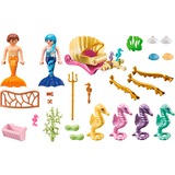 PLAYMOBIL Princess Magic Habitantes del mar con carruaje de caballito de mar, Juegos de construcción 