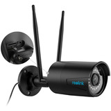 Reolink W320-B Bala (forma) Cámara de seguridad IP Exterior 2560 x 1920 Pixeles Pared, Cámara de vigilancia negro, Cámara de seguridad IP, Exterior, Inalámbrico y alámbrico, Google Assistant, Externo, Pared
