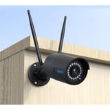 Reolink W320-B Bala (forma) Cámara de seguridad IP Exterior 2560 x 1920 Pixeles Pared, Cámara de vigilancia negro, Cámara de seguridad IP, Exterior, Inalámbrico y alámbrico, Google Assistant, Externo, Pared