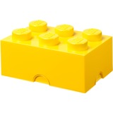 Room Copenhagen LEGO Storage Brick 6, Caja de depósito amarillo