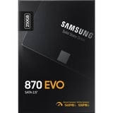 Samsung 870 EVO 250 GB 2.5" Serial ATA III V-NAND MLC, Unidad de estado sólido 250 GB, 2.5", 560 MB/s, 6 Gbit/s