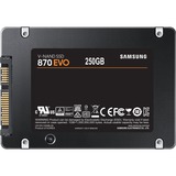 Samsung 870 EVO 250 GB 2.5" Serial ATA III V-NAND, Unidad de estado sólido 250 GB, 2.5", 560 MB/s, 6 Gbit/s