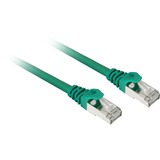 Sharkoon Cable patch SFTP, RJ-45, con cable base Cat.7a verde