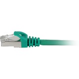 Sharkoon Cable patch SFTP, RJ-45, con cable base Cat.7a verde