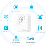 TP-Link Tapo H100 Accesorios y piezas para plataforma de IoT, Hub Blanco, Hub inteligente con alarma