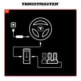 Thrustmaster T818 Black Edition, Base del volante negro
