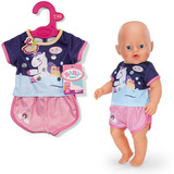 ZAPF Creation BABY born Unicorn Short Pyjamas 43cm, Accesorios para muñecas BABY born Unicorn Short Pyjamas 43cm, Pijama de muñeca, 3 año(s)