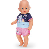 ZAPF Creation BABY born Unicorn Short Pyjamas 43cm, Accesorios para muñecas BABY born Unicorn Short Pyjamas 43cm, Pijama de muñeca, 3 año(s)