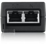 Zyxel PoE12-30W 2.5 Gigabit Ethernet, Inyector PoE negro, 2.5 Gigabit Ethernet, 100,1000,2500 Mbit/s, IEEE 802.3ab, IEEE 802.3at, IEEE 802.3bz, IEEE 802.3u, Negro, 30 W, 100 - 240 V