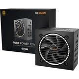 be quiet! PURE POWER 12 M | 1200W unidad de fuente de alimentación 20+4 pin ATX ATX Negro, Fuente de alimentación de PC negro, 1200 W, 100 - 240 V, 1250 W, 50/60 Hz, 15 - 7.5 A, 120 W