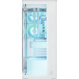 ARCTIC Xtender VG White (Clear Glass) Midi Tower Blanco, Cajas de torre blanco, Midi Tower, PC, Blanco, EATX, Metal, Vidrio templado, Juego