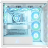 ARCTIC Xtender VG (White) Midi Tower Blanco, Cajas de torre blanco, Midi Tower, PC, Blanco, EATX, Metal, Vidrio templado, Juego