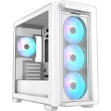 ASUS A23 PLUS TG ARGB WHITE Micro Torre Blanco, Cajas de torre blanco, Micro Torre, PC, Blanco, micro ATX, Mini-ITX, Juego, Multi