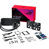 ASUS ROG STRIX LC II 240 Procesador Sistema de refrigeración líquida todo en uno 12 cm Negro, Refrigeración por agua negro, Sistema de refrigeración líquida todo en uno, 12 cm, 137,5 m³/h, Negro