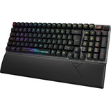 ASUS ROG Strix Scope II 96 RX Wireless teclado Juego USB + RF Wireless + Bluetooth Negro, Teclado para gaming negro, 96%, Inalámbrico y alámbrico, USB + RF Wireless + Bluetooth, Switch de tecla óptico, LED RGB, Negro