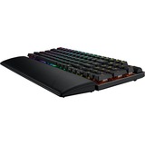 ASUS ROG Strix Scope II 96 RX Wireless teclado Juego USB + RF Wireless + Bluetooth Negro, Teclado para gaming negro, 96%, Inalámbrico y alámbrico, USB + RF Wireless + Bluetooth, Switch de tecla óptico, LED RGB, Negro