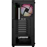 Aerocool Pivot Midi Tower Negro, Cajas de torre negro, Midi Tower, PC, Negro, ATX, micro ATX, Mini-ITX, SPCC, Acero, Juego
