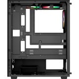 Aerocool Pivot Midi Tower Negro, Cajas de torre negro, Midi Tower, PC, Negro, ATX, micro ATX, Mini-ITX, SPCC, Acero, Juego