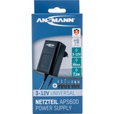 Ansmann APS 600 unidad de fuente de alimentación 7,2 W Negro negro, 7,2 W, 100 - 240 V, 50/60 Hz, 0.6 A, 1,8 W, 7,2 W