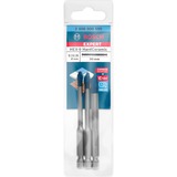 Bosch 2 608 900 595 broca Broca de centrar 3 pieza(s), Conjuntos de brocas Taladro, Martillo perforador, Broca de centrar, 90 mm, Vidrio, Cerámica dura, Teja, Baldosa blanda, Piedra, Azulejo, Vástago hexagonal, Acero inoxidable