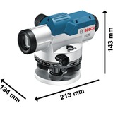 Bosch Nivel óptico GOL 32 G Professional, Nivelador azul
