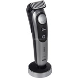 Braun Serie 9 Recortadora de Barba BT9440, Cortapelo para barba cromado/Negro