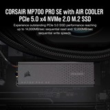 Corsair MP700 PRO SE con refrigerador de aire 4 TB, Unidad de estado sólido 