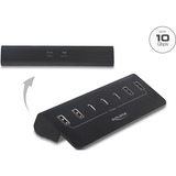 DeLOCK 64283, Hub USB negro