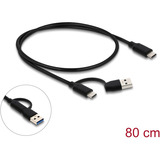 DeLOCK 64283, Hub USB negro