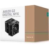 DeepCool AK620 G2 DIGITAL NYX, Disipador de CPU negro