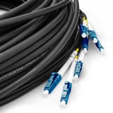 Digitus Cable de fibra óptica Universal Breakout, dúplex, conector LC/UPC, monomodo OS2 negro