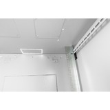 Digitus Carcasa de pared de la serie Dynamic Basic - 600 x 450 mm (an. x pr.), Armario IT gris claro, Bastidor de pared, 16U, 60 kg, Bloqueo del teclado, Gris