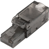Digitus Conector de campo CAT.6a sin blindaje, con tapa antipolvo, Enchufe plateado