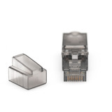 Digitus Conector de campo CAT.6a sin blindaje, con tapa antipolvo, Enchufe plateado