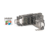 Digitus Conector de campo CAT.6a sin blindaje, con tapa antipolvo, Enchufe plateado