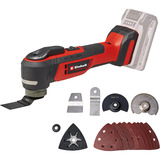 EINHELL Herramienta multifunción profesional a batería TP-MG 18 Li BL-Solo, 18 voltios rojo/Negro
