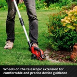 EINHELL Power X-Change Tijeras de césped / tijeras para arbustos GE-CG 18/100 Li T-Solo, 18 Voltios, Podadora rojo/Negro