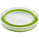 Emsa 512992 molinillo para alimentos, Cuenco verde/Transparente, Verde, 285 mm, 285 mm, 76 mm