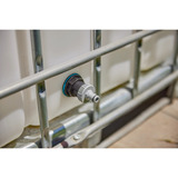 GARDENA Conector de tanque Push IN, G 1" y G 3/4" negro