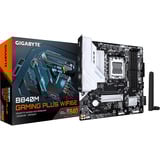 GIGABYTE B840M GAMING PLUS WIFI6E, Placa base negro/blanco