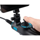 Hazet Juego de videoendoscopio HD con sonda giratoria 360° Ø 3,9 mm, 4 piezas, Cámaras de inspección negro/Azul