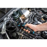 Hazet Juego de videoendoscopio HD con sonda giratoria 360° Ø 3,9 mm, 4 piezas, Cámaras de inspección negro/Azul