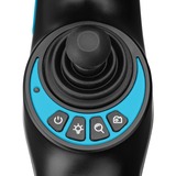 Hazet Juego de videoendoscopio HD con sonda giratoria 360° Ø 3,9 mm, 4 piezas, Cámaras de inspección negro/Azul